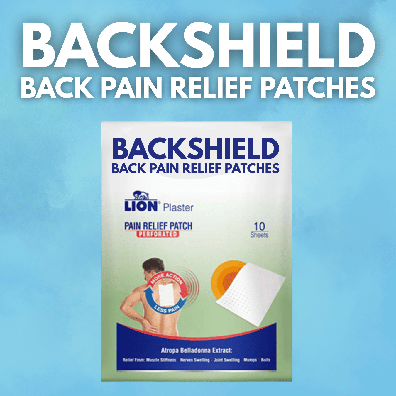 BackShield™ - Back Pain Relief Patches