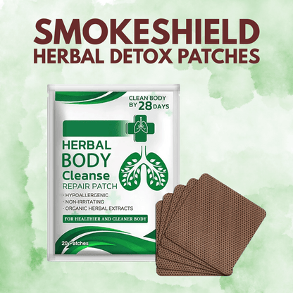 SmokeShield™️ - Herbal Detox Patches for Breathing Relief & Lung Protection (Pack of 40)