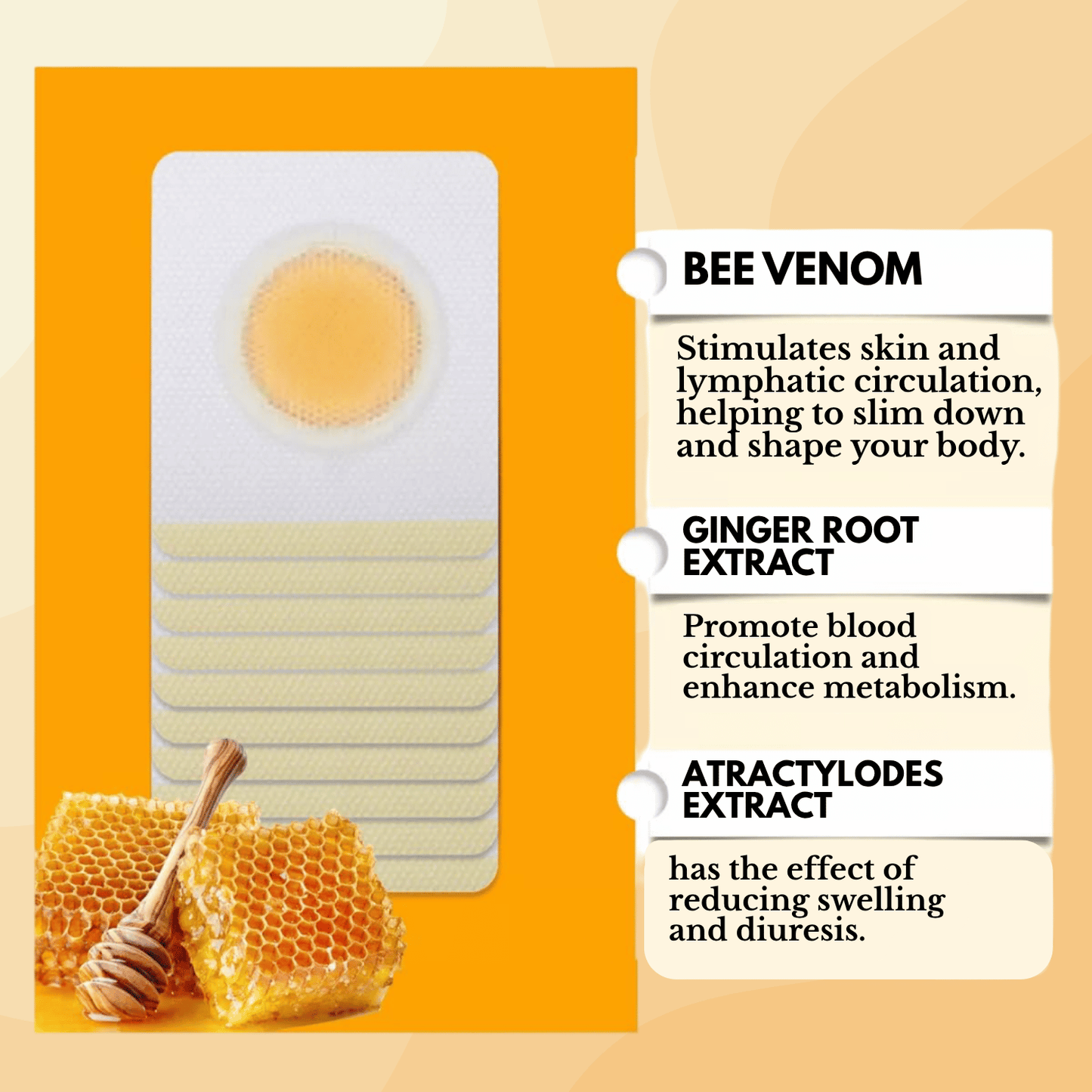 LeanPatch™ - Bee Venom Lymphatic Drainage & Sliming Patches