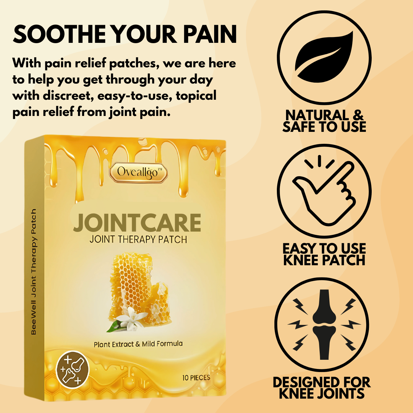 JointCare™ - Pain Relief Joint Patches (Pack of 10 Patches)