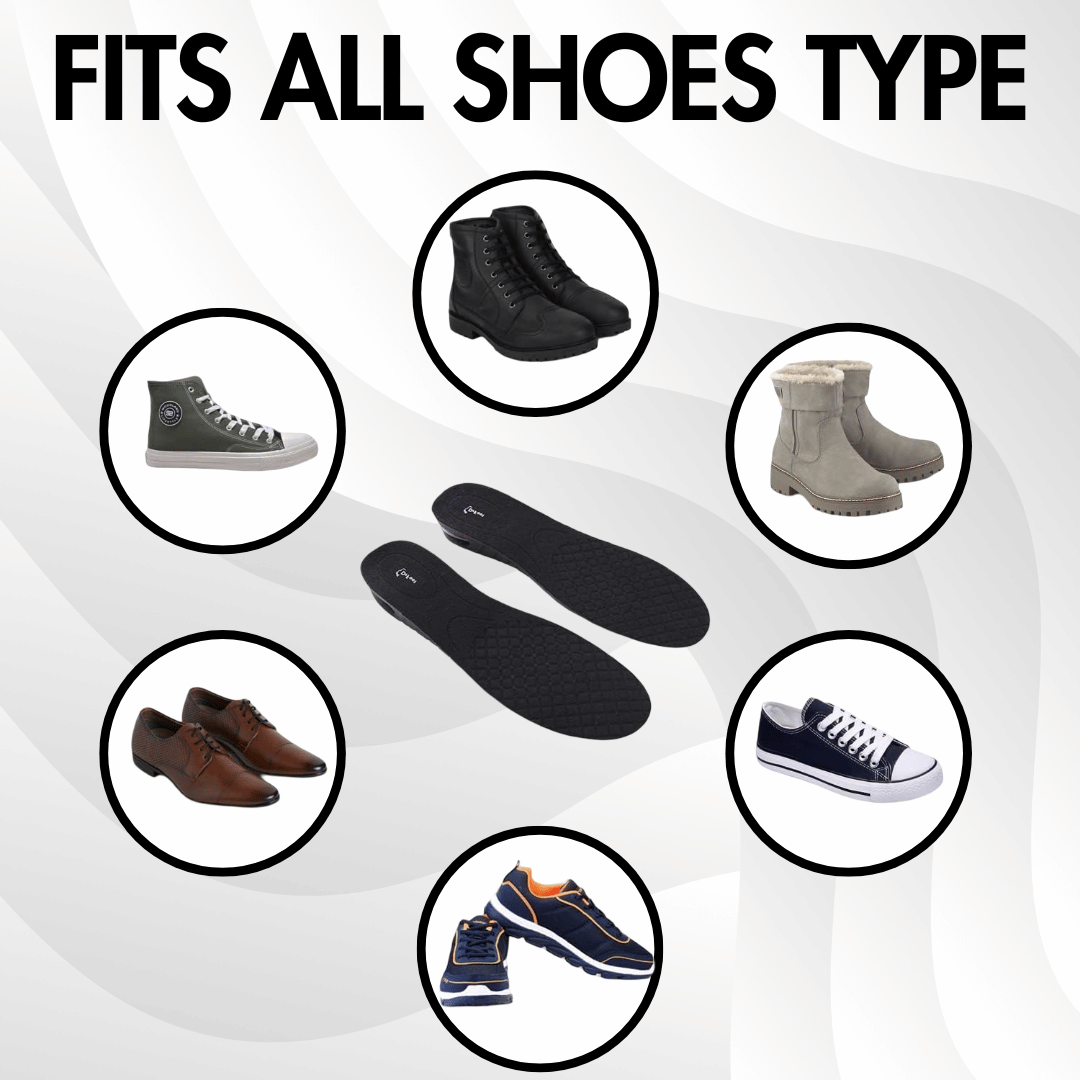 MaxHeight - 4 Layer Height Enhancing Insoles (Increase Height Upto 3 Inches)